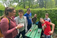 Třída v Litovelském Pomoraví. Fotky před startem.