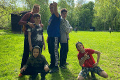 Třída v Litovelském Pomoraví. Fotky před startem.