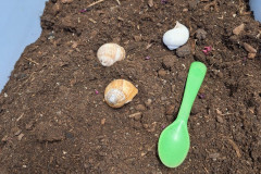 Připravené smyslové stanoviště.