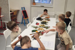 Třída  při chuťové ochutnávce.